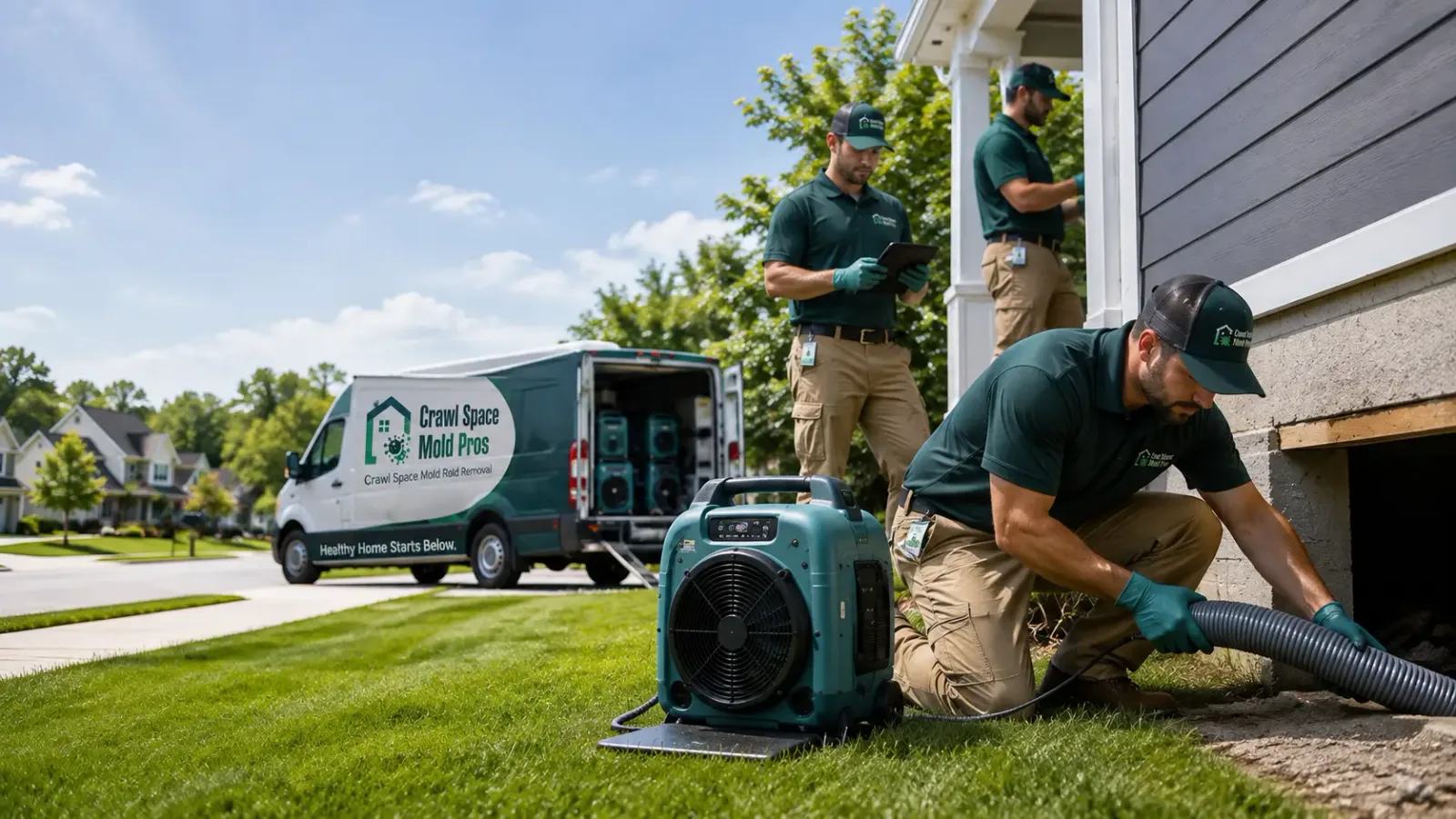 Crawl Space Mold Removal in Diana, WV